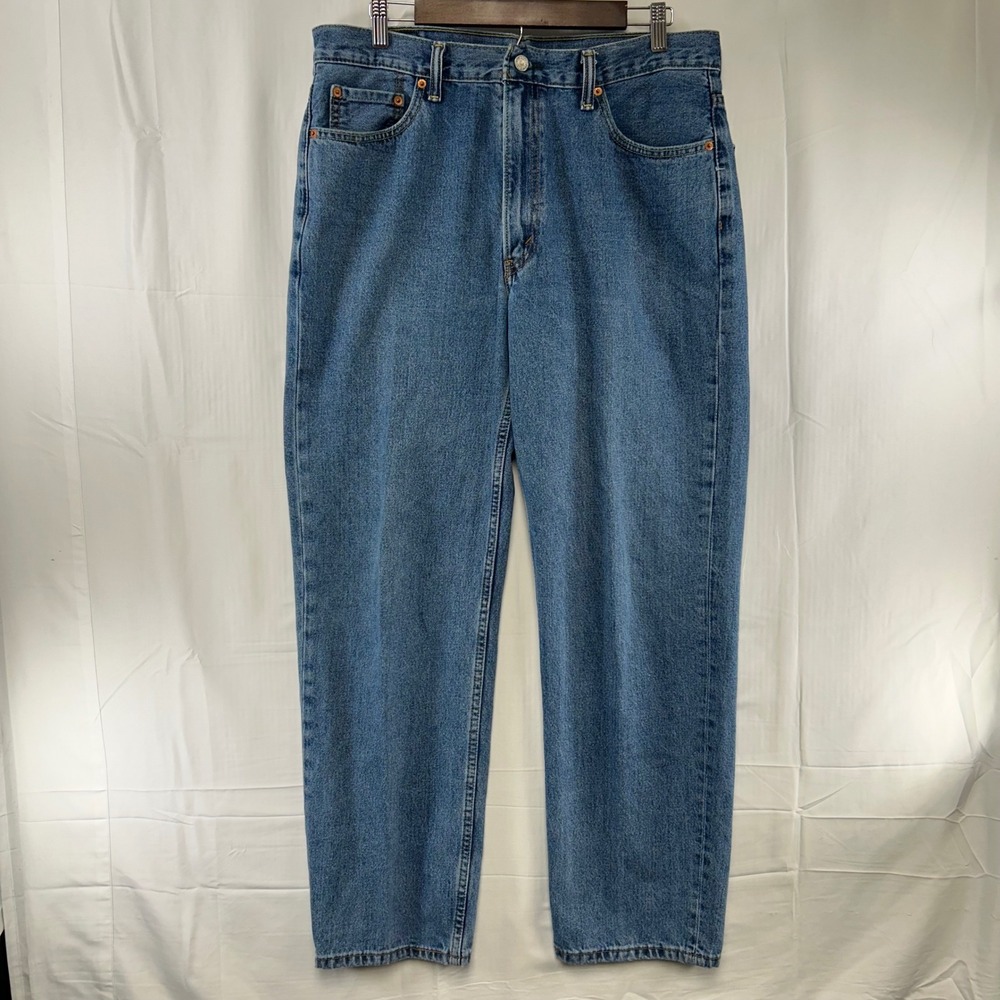 Levis 550 Relaxed Fit Jeans Mens 36x32 Blue Medium Wash Denim